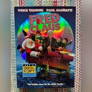 🖤5 for $20- Fred Claus (DVD, 2007) Family Christmas Comedy, Vince Vaughn